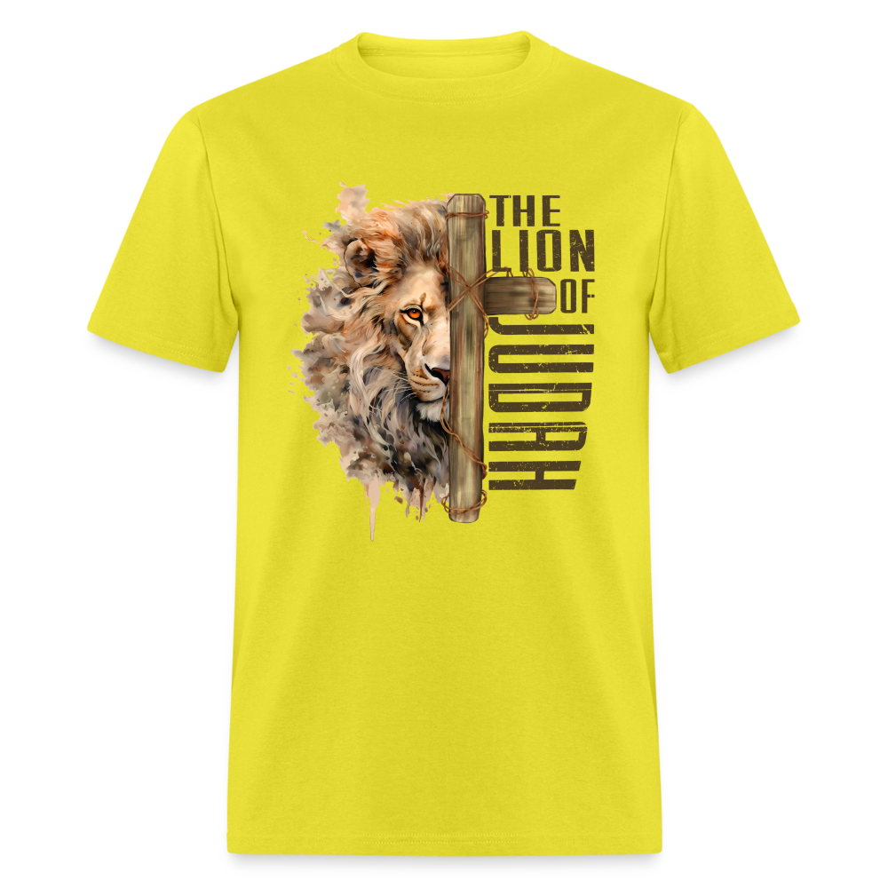 The Lion of Judah T-Shirt - yellow