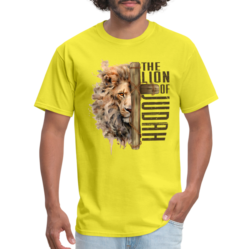 The Lion of Judah T-Shirt - yellow