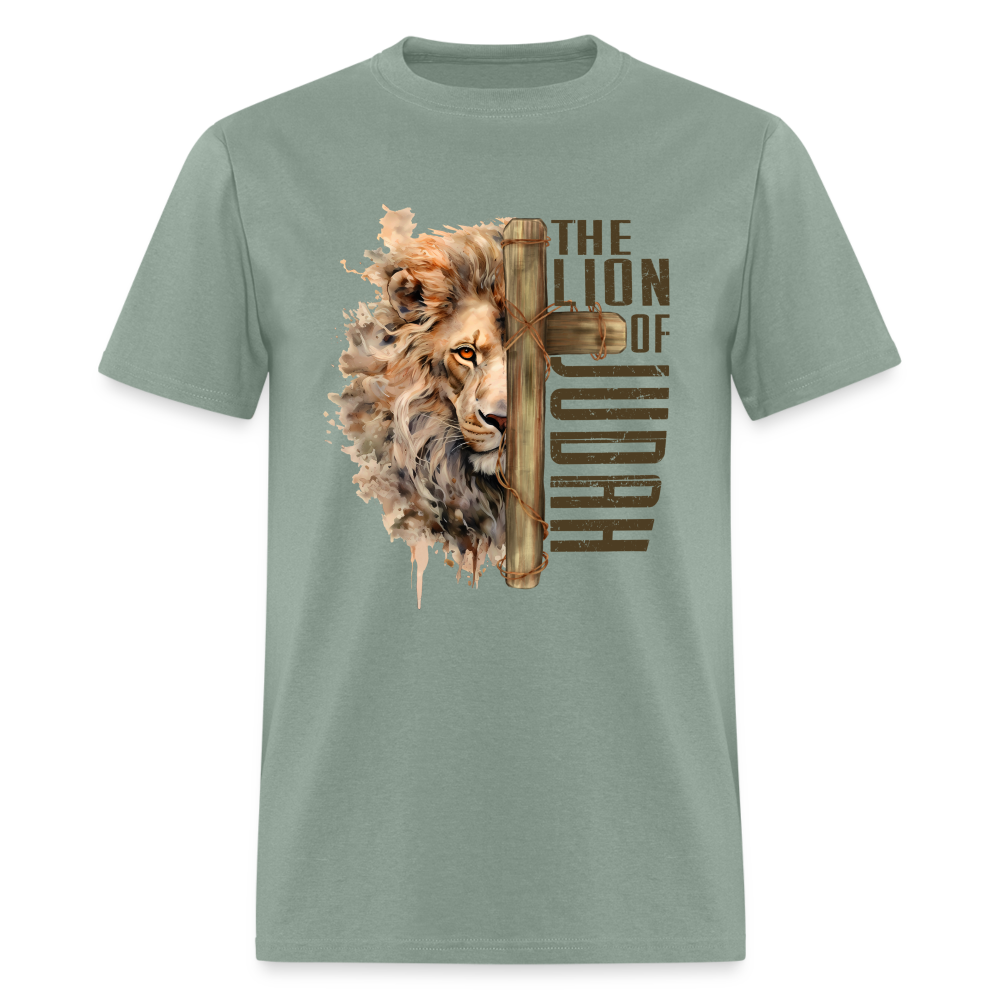 The Lion of Judah T-Shirt - sage