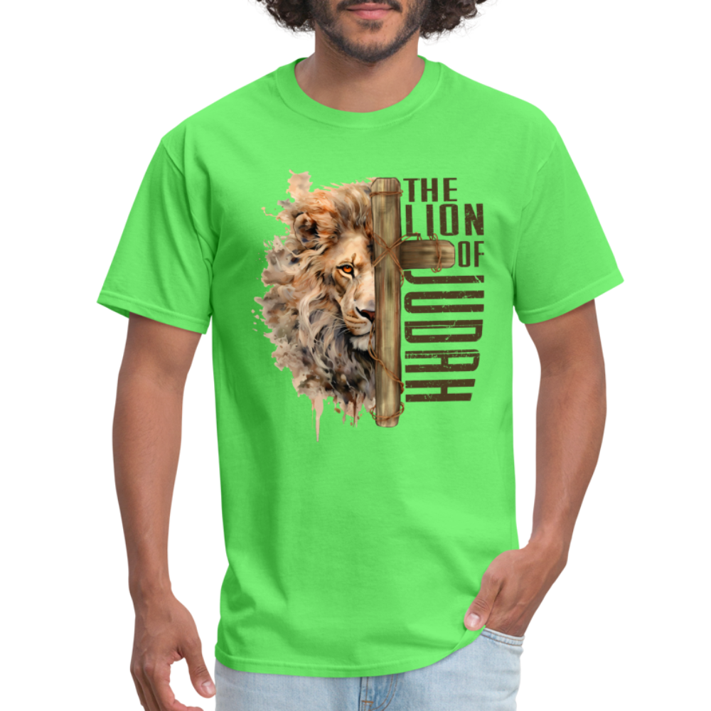 The Lion of Judah T-Shirt - kiwi