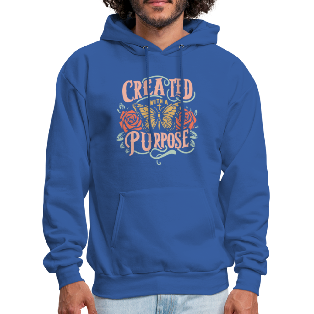 Created with a Purpose Unisex Hoodie - royal blue