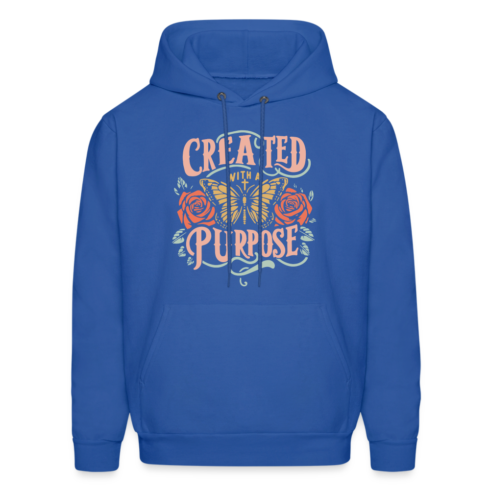 Created with a Purpose Unisex Hoodie - royal blue