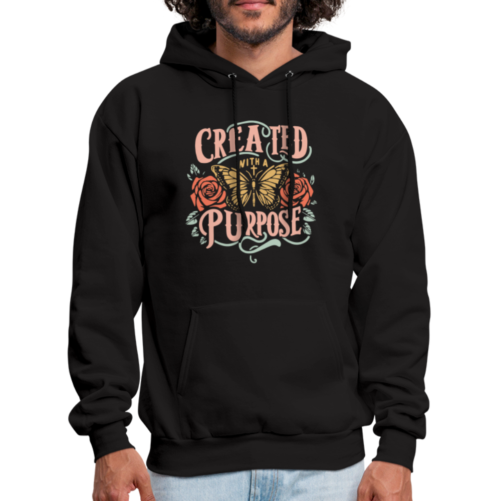 Created with a Purpose Unisex Hoodie - black