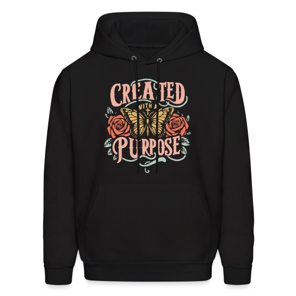 Created with a Purpose Unisex Hoodie - black