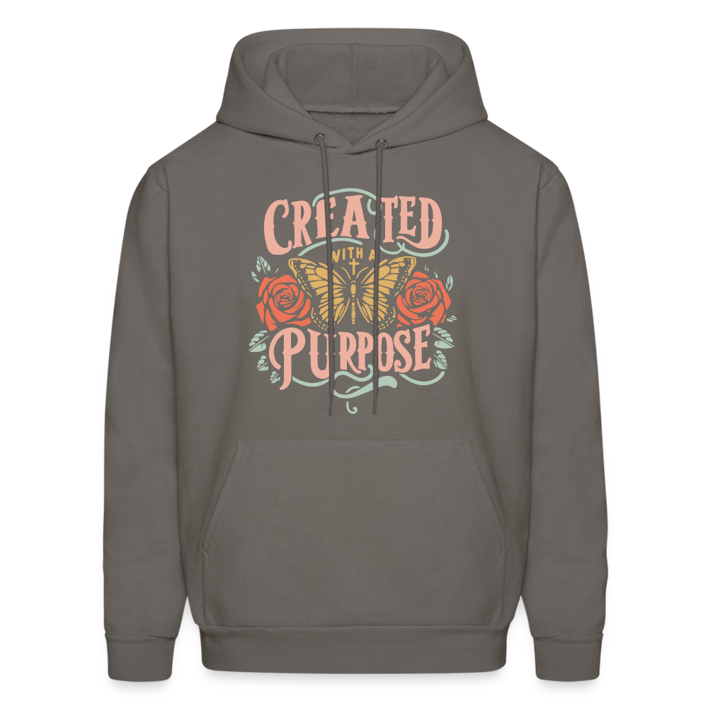 Created with a Purpose Unisex Hoodie - asphalt gray