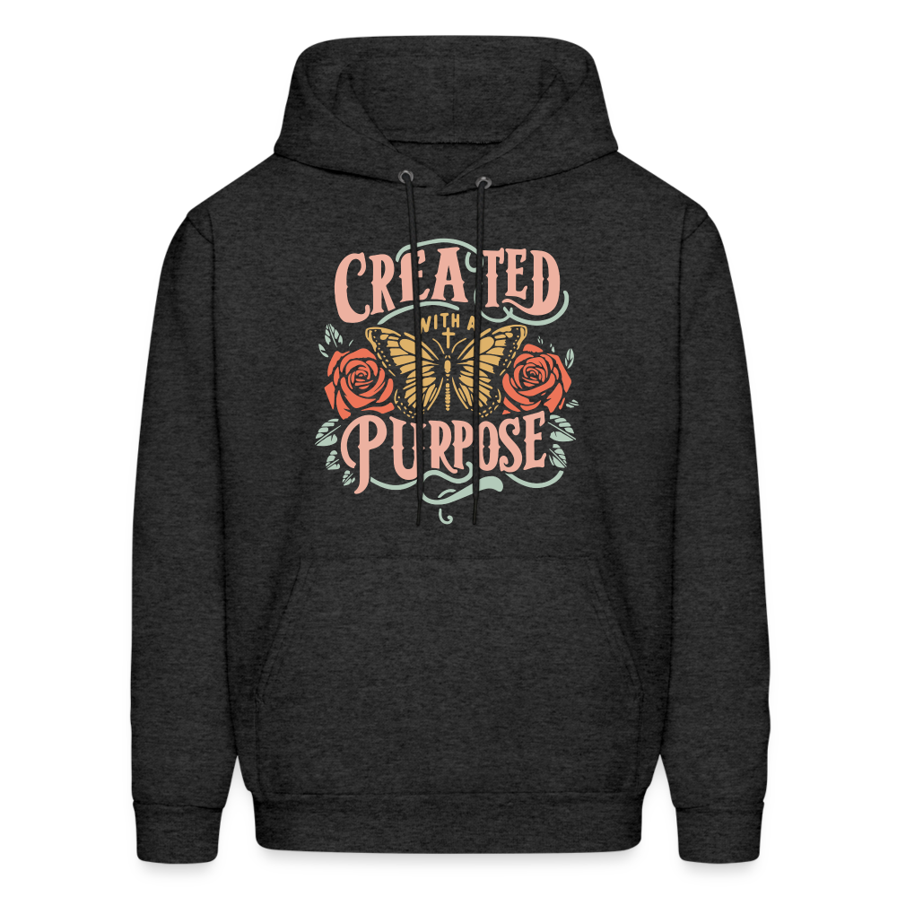 Created with a Purpose Unisex Hoodie - charcoal grey