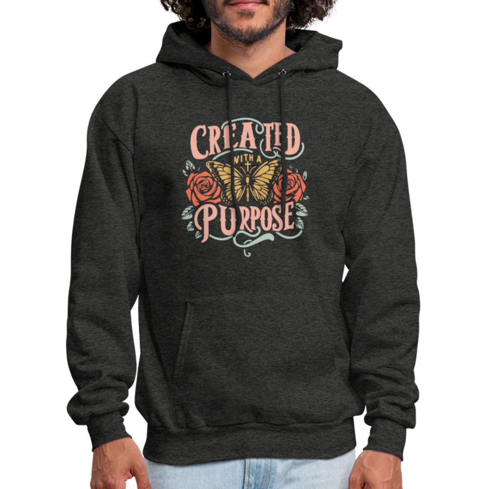 Created with a Purpose Unisex Hoodie - charcoal grey