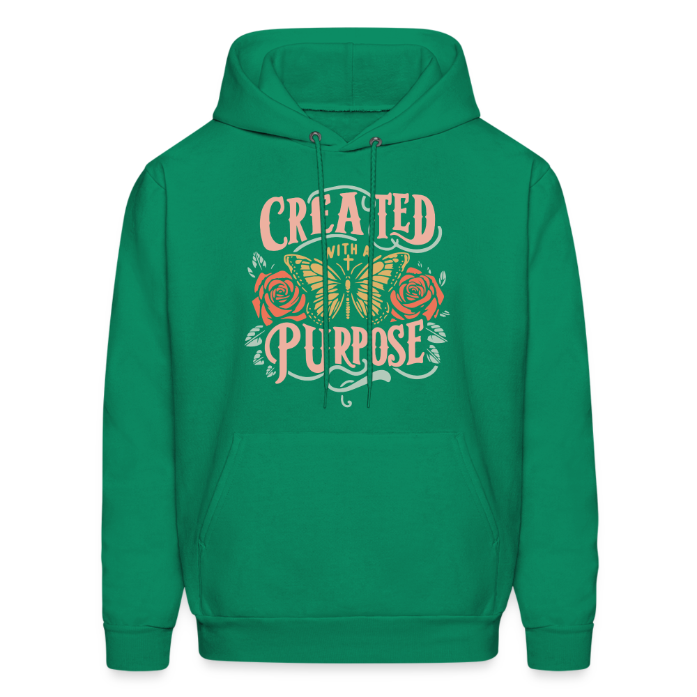 Created with a Purpose Unisex Hoodie - kelly green