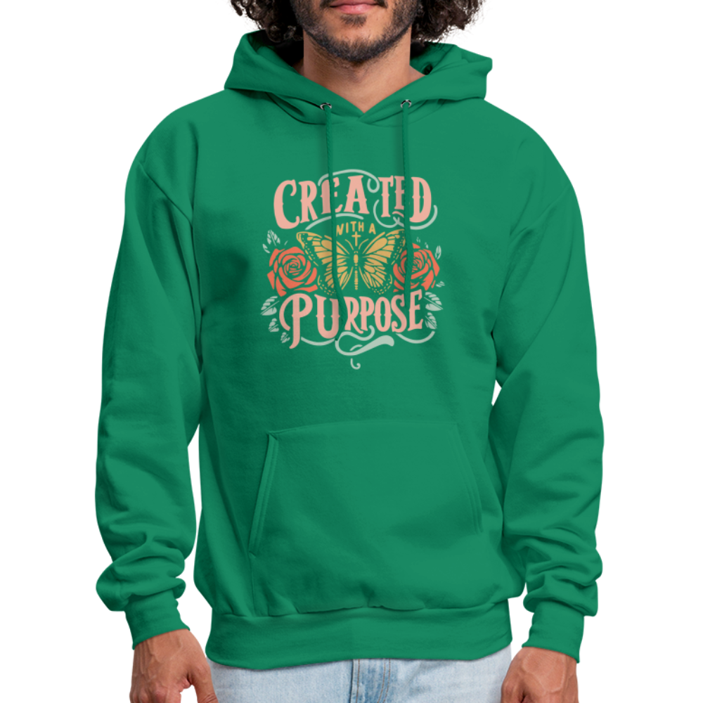 Created with a Purpose Unisex Hoodie - kelly green