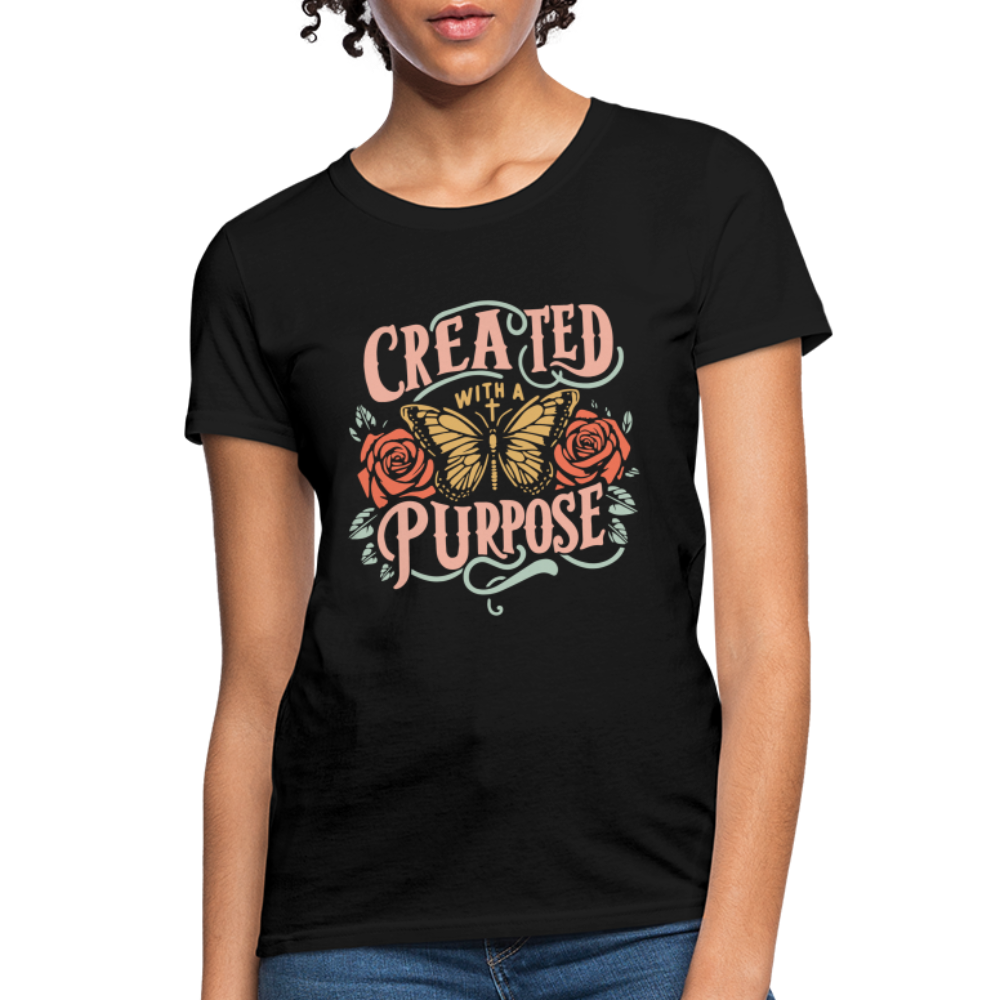 Created with a Purpose Women's T-Shirt - black