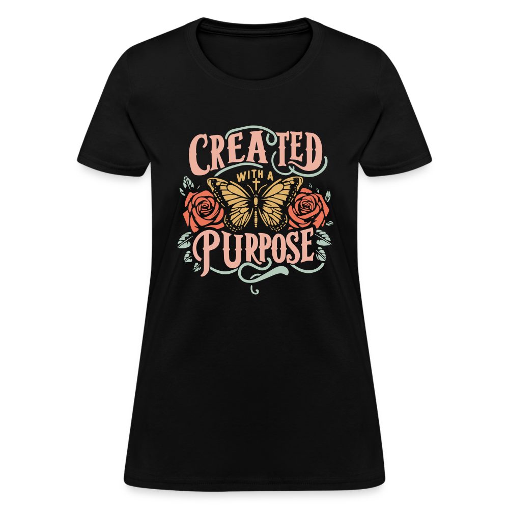 Created with a Purpose Women's T-Shirt - black