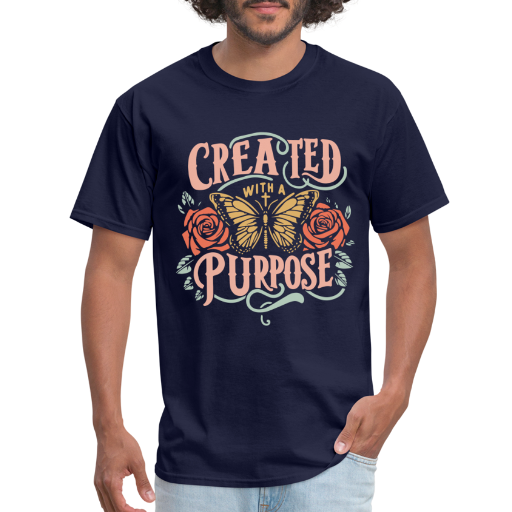 Created with a Purpose T-Shirt - navy