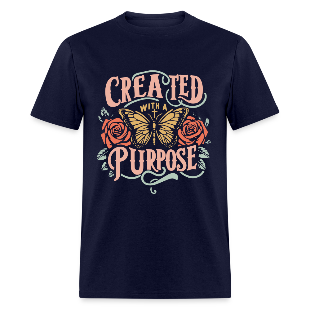 Created with a Purpose T-Shirt - navy