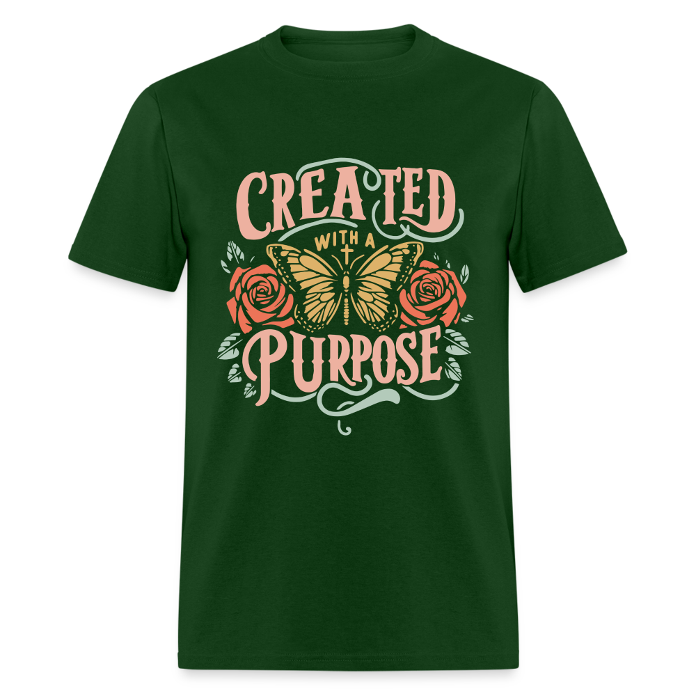 Created with a Purpose T-Shirt - forest green