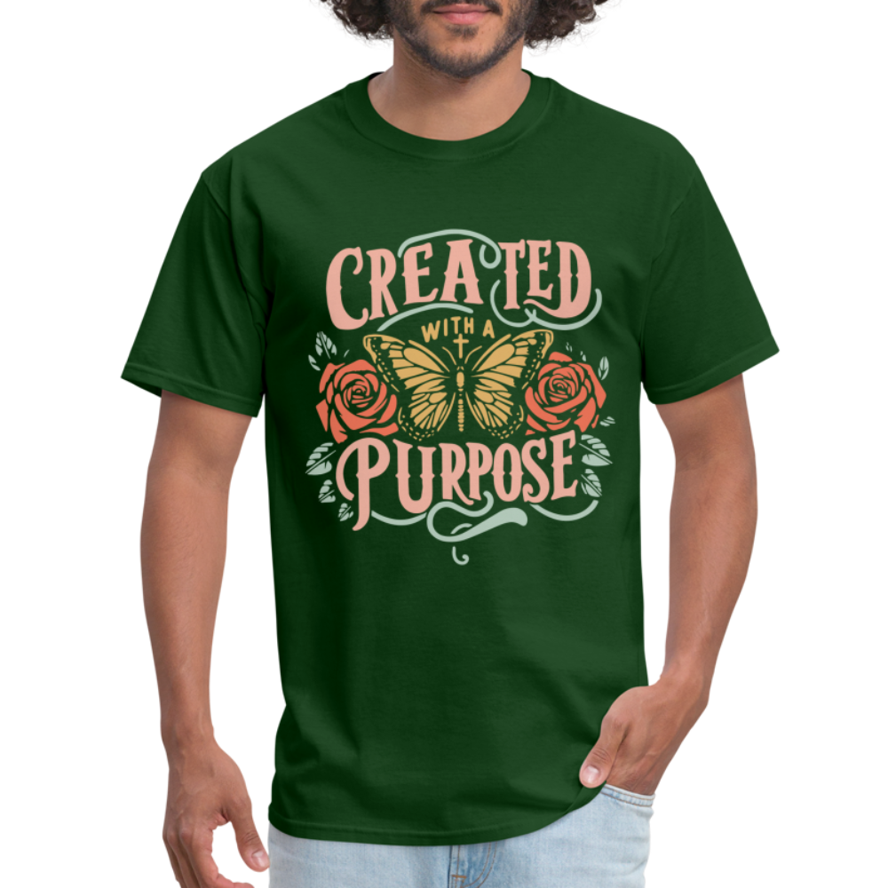 Created with a Purpose T-Shirt - forest green