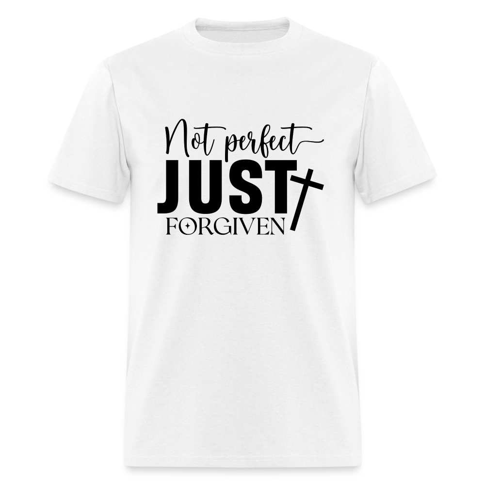 Not Perfect Just Forgiven T-Shirt - white