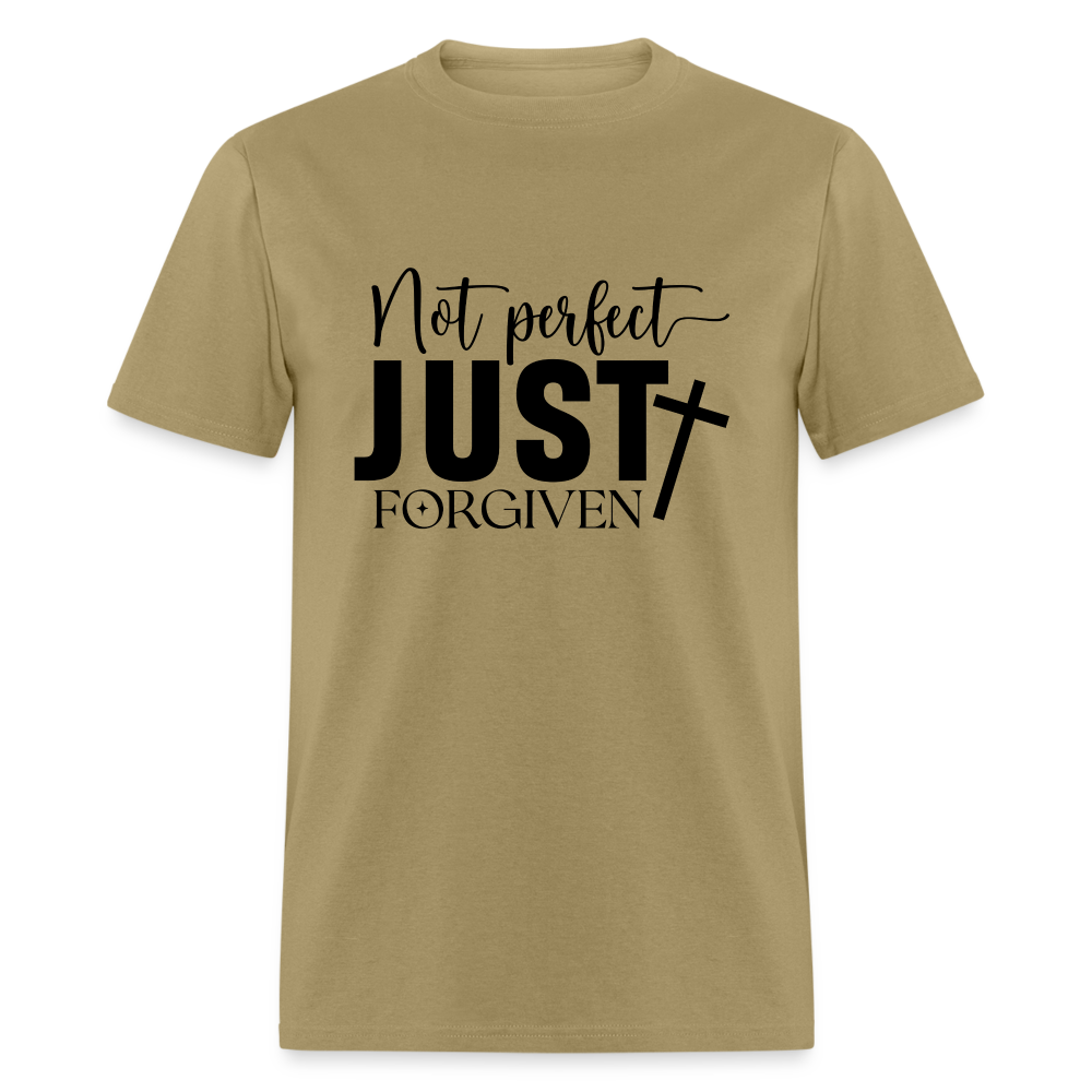 Not Perfect Just Forgiven T-Shirt - khaki