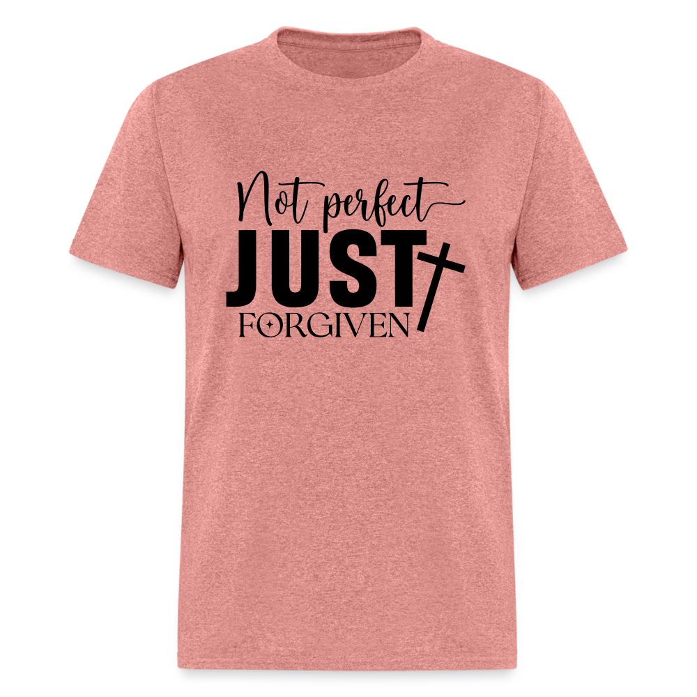 Not Perfect Just Forgiven T-Shirt - heather mauve