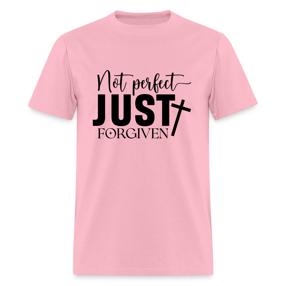 Not Perfect Just Forgiven T-Shirt - pink