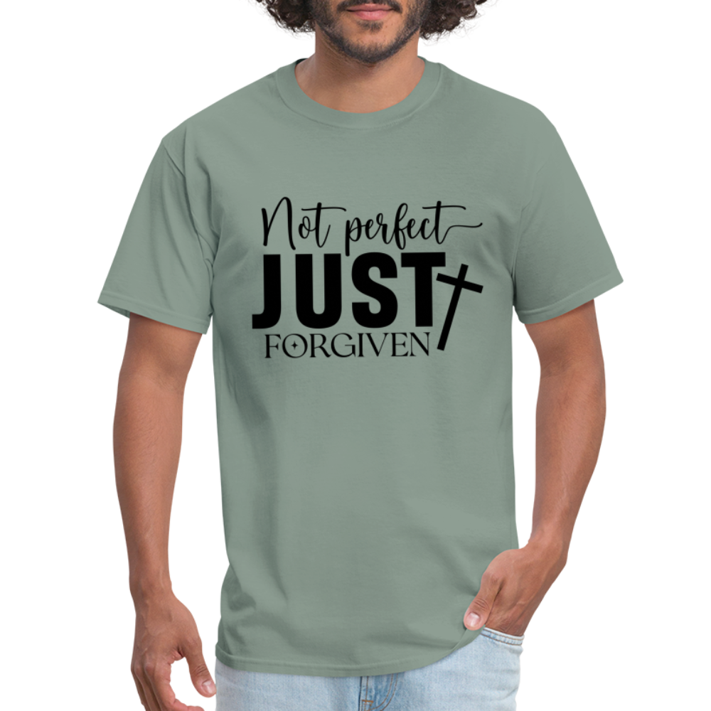 Not Perfect Just Forgiven T-Shirt - sage