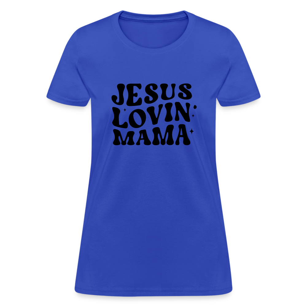 Jesus Lovin Mama Women's T-Shirt - royal blue