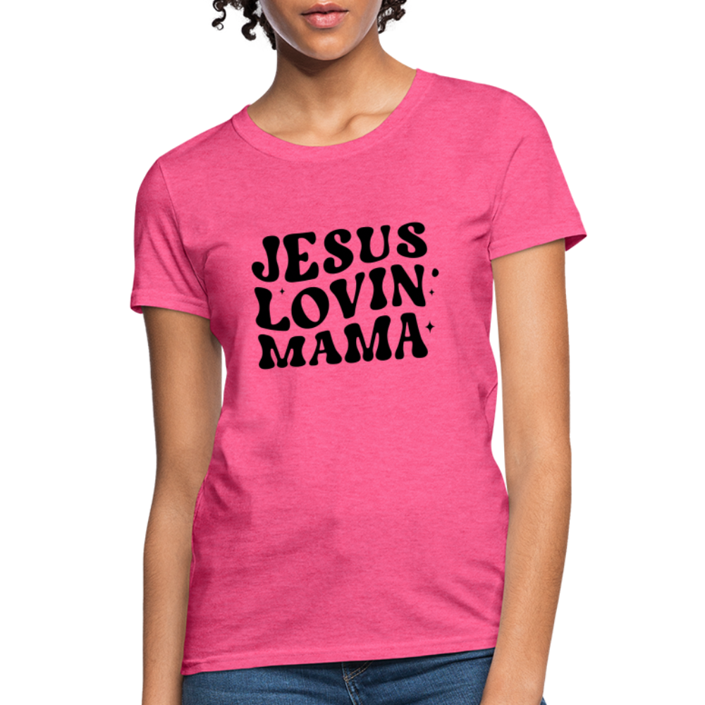 Jesus Lovin Mama Women's T-Shirt - heather pink