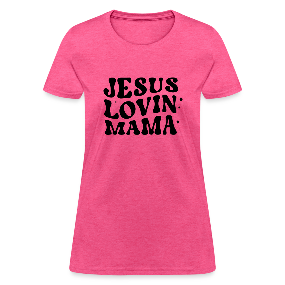 Jesus Lovin Mama Women's T-Shirt - heather pink