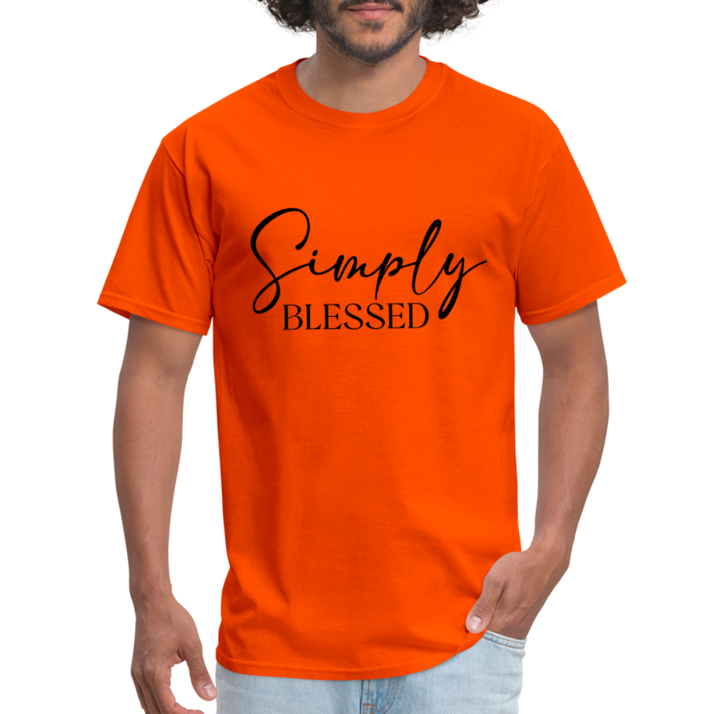 Simply Blessed T-Shirt - orange