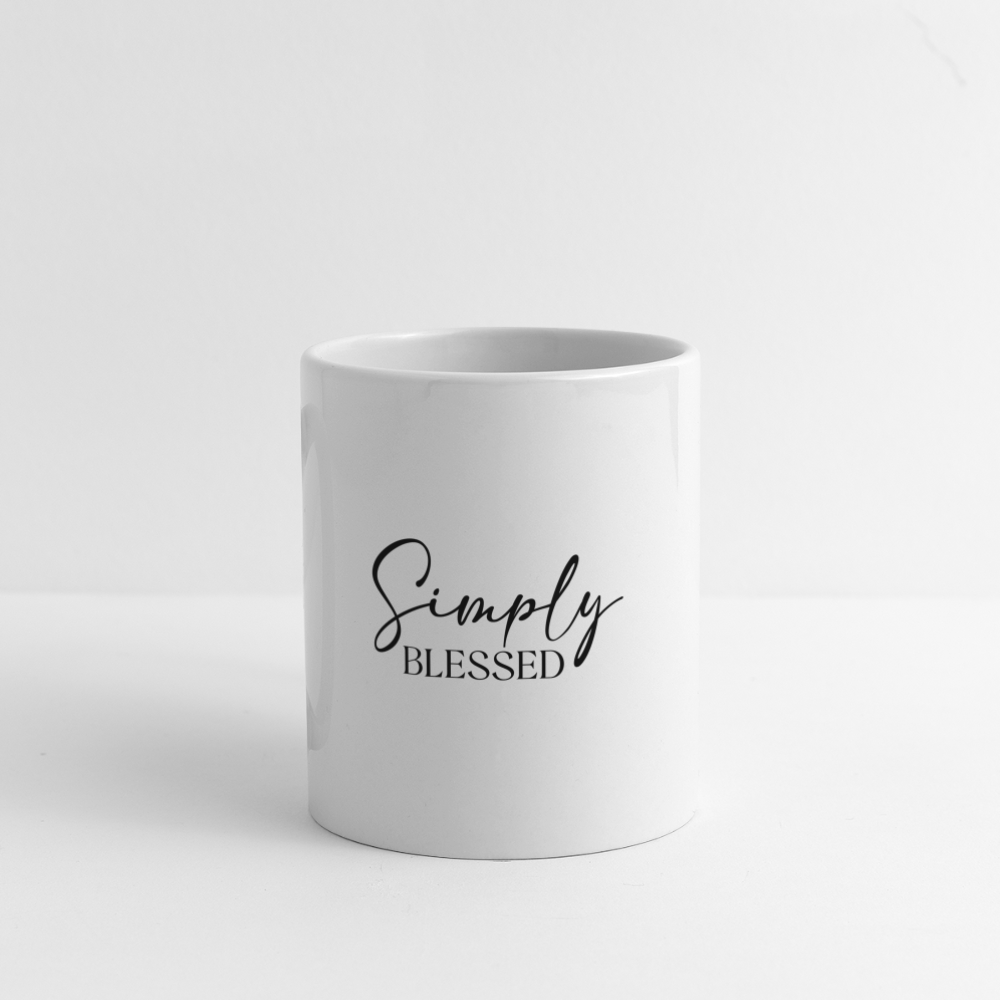 Simply Blessed Coffee Mug - white