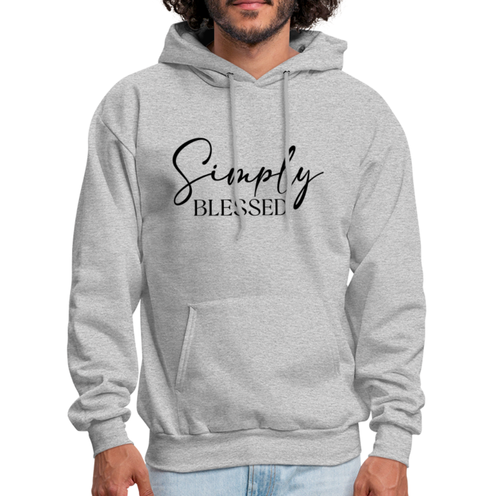 Simply Blessed Hoodie - heather gray