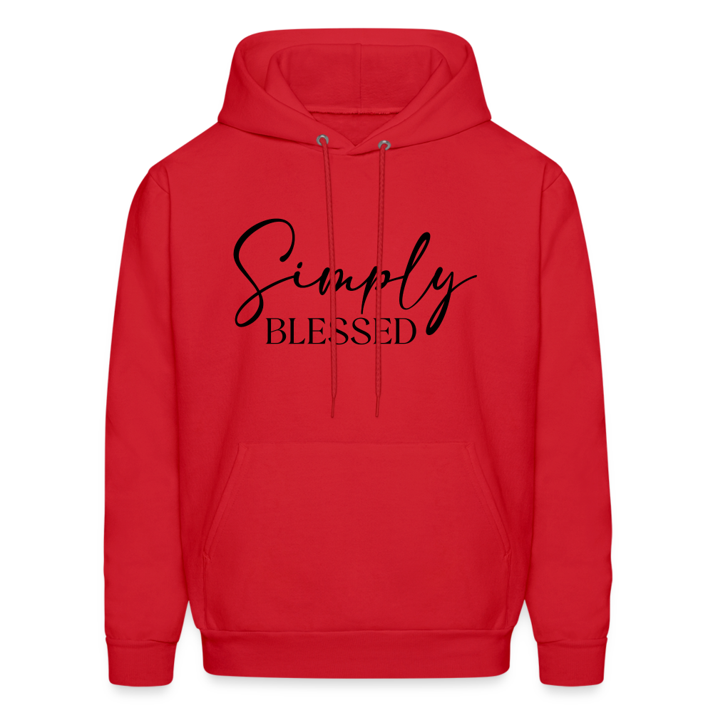 Simply Blessed Hoodie - red