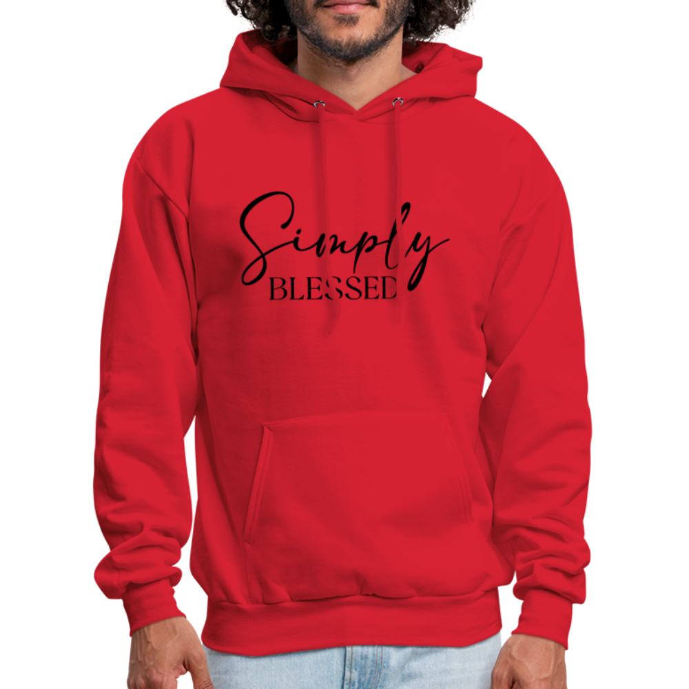 Simply Blessed Hoodie - red