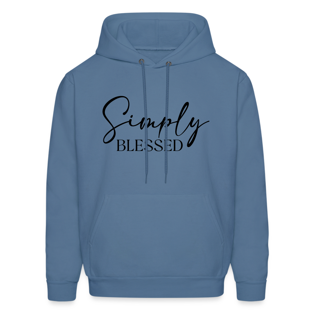 Simply Blessed Hoodie - denim blue