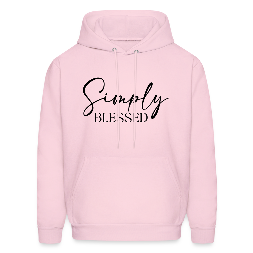 Simply Blessed Hoodie - pale pink