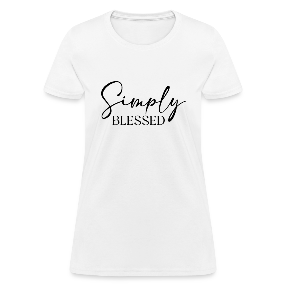 Simply Blessed Women's T-Shirt - white