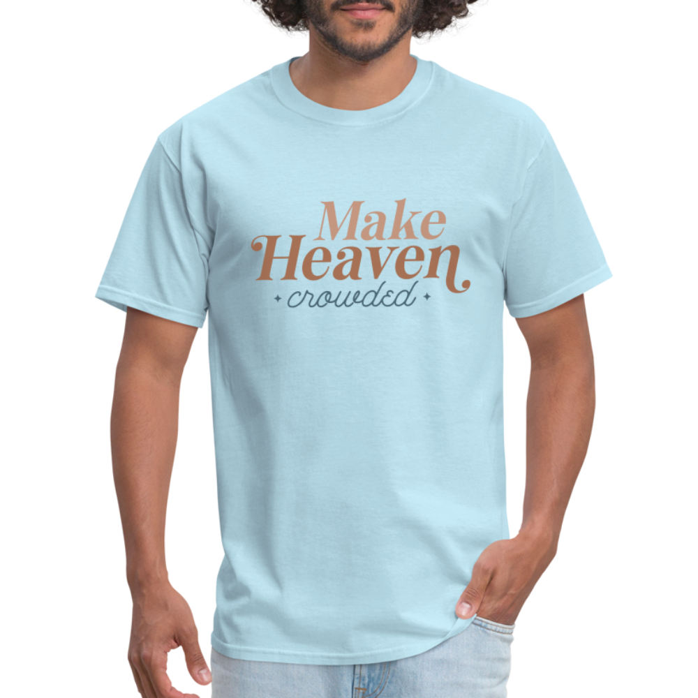 Make Heaven Crowded T-Shirt - powder blue