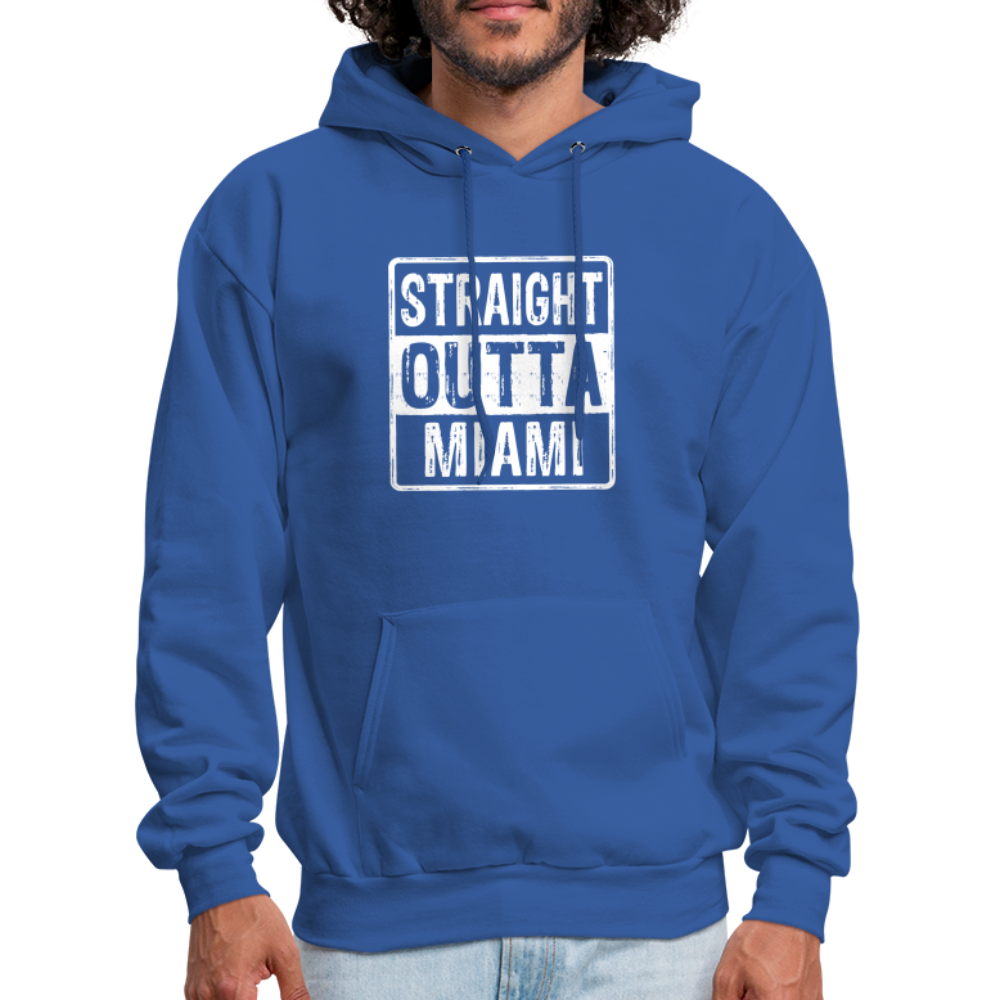 Straight Outta Miami (Florida) Hoodie - royal blue