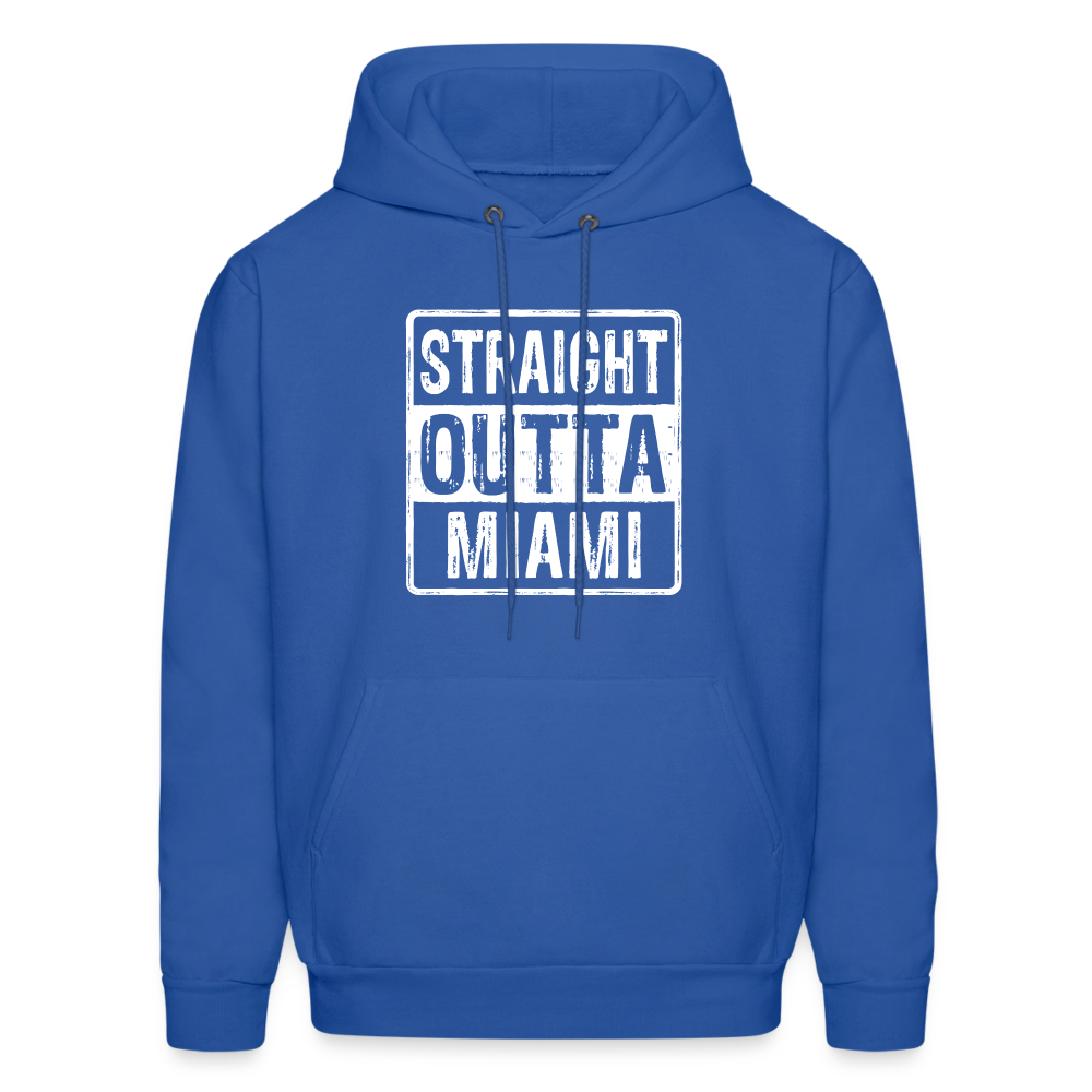 Straight Outta Miami (Florida) Hoodie - royal blue