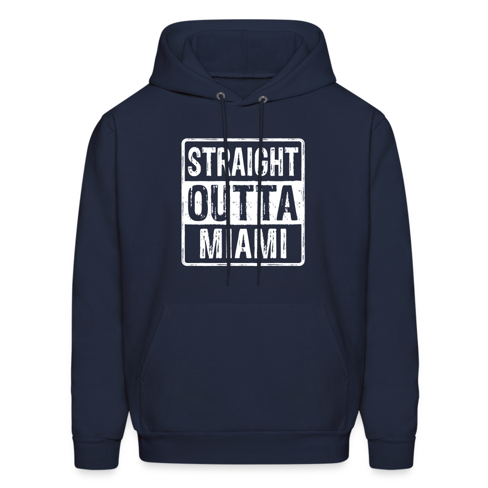 Straight Outta Miami (Florida) Hoodie - navy