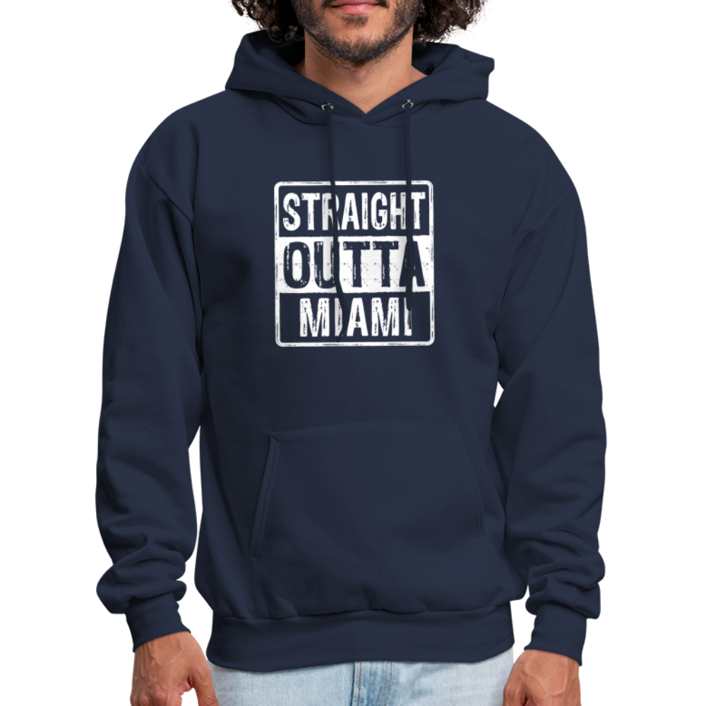 Straight Outta Miami (Florida) Hoodie - navy