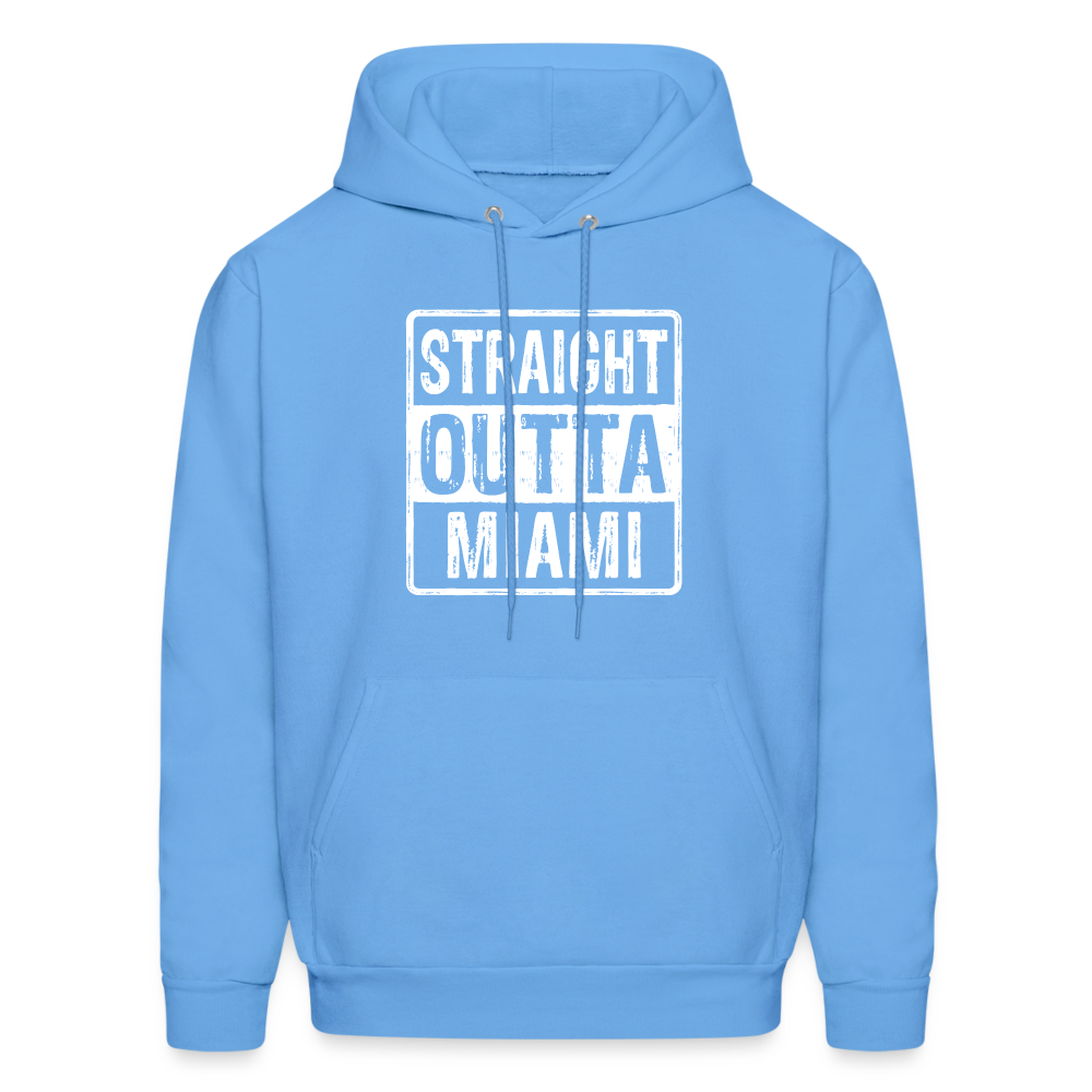 Straight Outta Miami (Florida) Hoodie - carolina blue