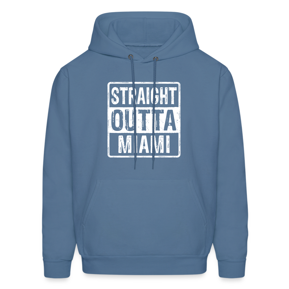 Straight Outta Miami (Florida) Hoodie - denim blue