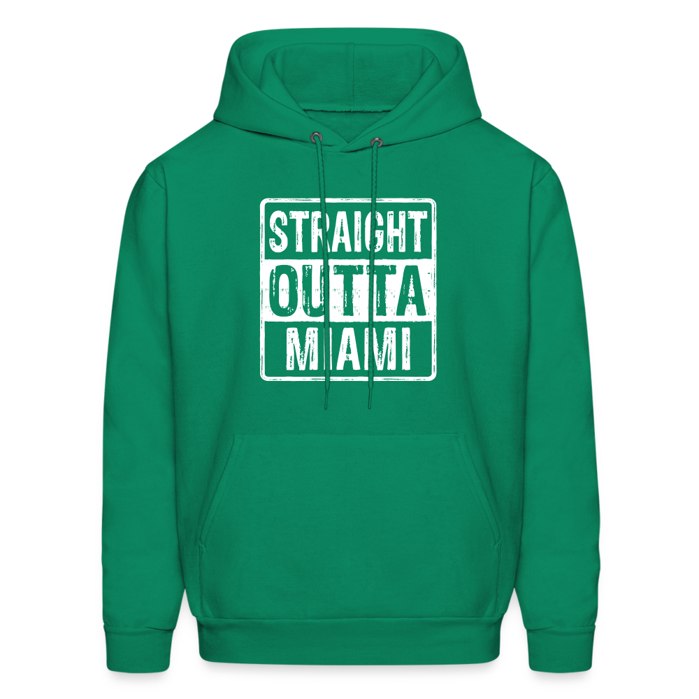 Straight Outta Miami (Florida) Hoodie - kelly green