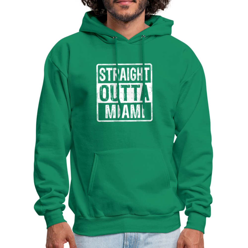 Straight Outta Miami (Florida) Hoodie - kelly green