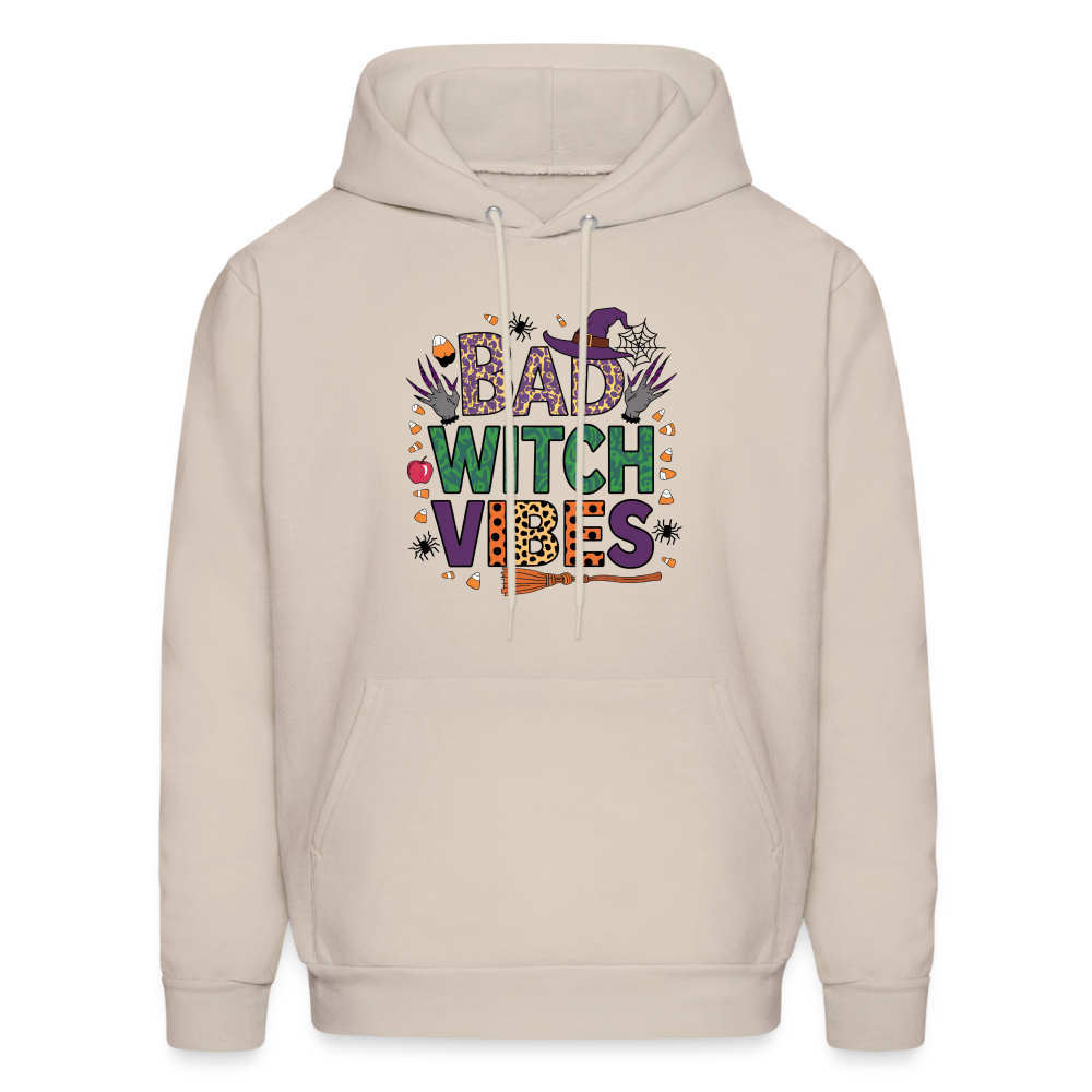 Bad Witch Vibes (Halloween Witches Humor) Hoodie - Sand