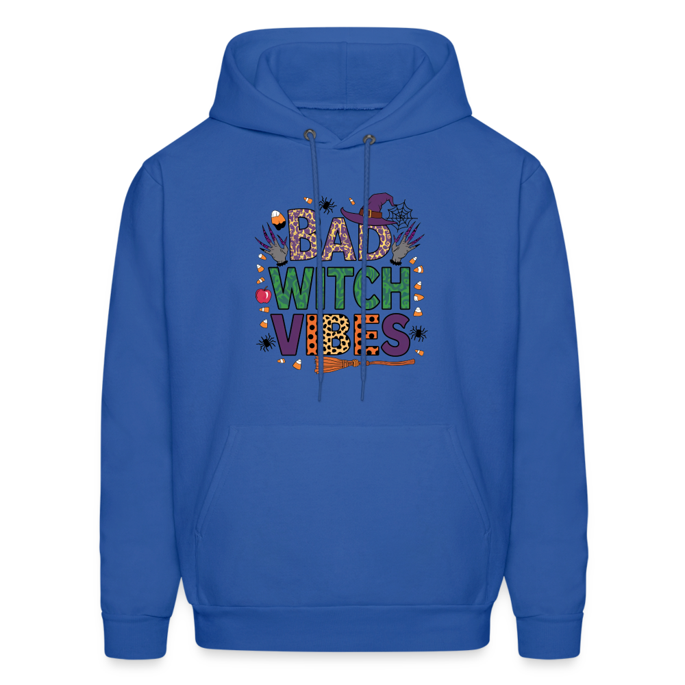 Bad Witch Vibes (Halloween Witches Humor) Hoodie - royal blue