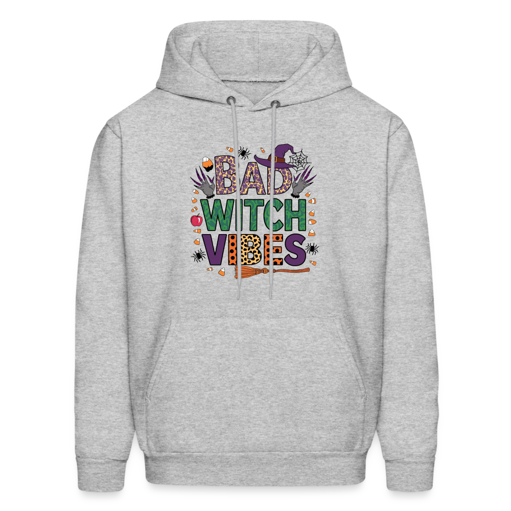 Bad Witch Vibes (Halloween Witches Humor) Hoodie - heather gray