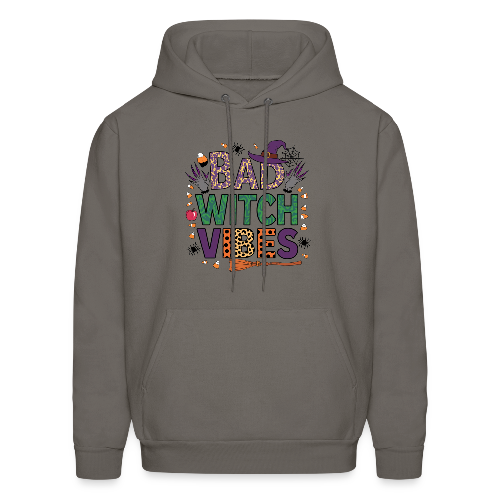 Bad Witch Vibes (Halloween Witches Humor) Hoodie - asphalt gray