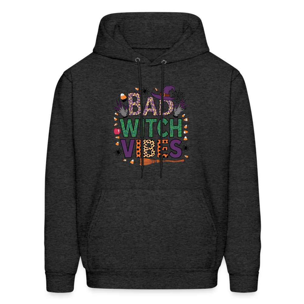 Bad Witch Vibes (Halloween Witches Humor) Hoodie - charcoal grey