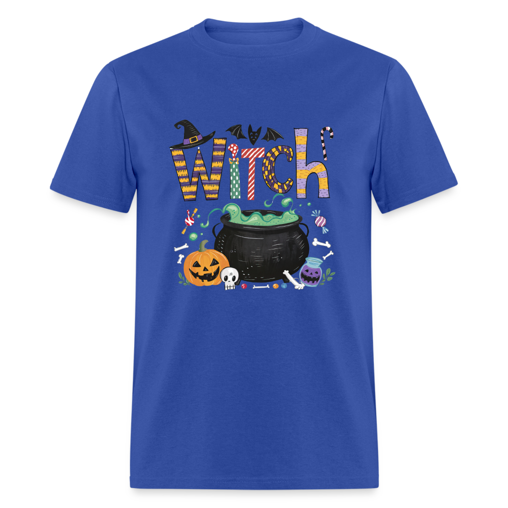 Halloween Witch T-Shirt - royal blue